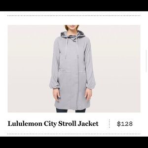 Lululemon city stroll jacket